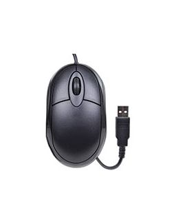 M0901 Mouse 3-Button USB Optical Scroll Mouse Black - NEW
